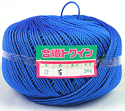 PE・青色3mm2kg巻(約400m)